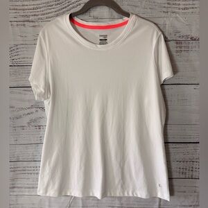 Danskin Now White Short Sleeve Tee XL